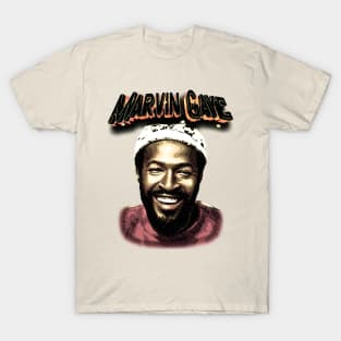 Marvin Gaye - Engraving Style T-Shirt